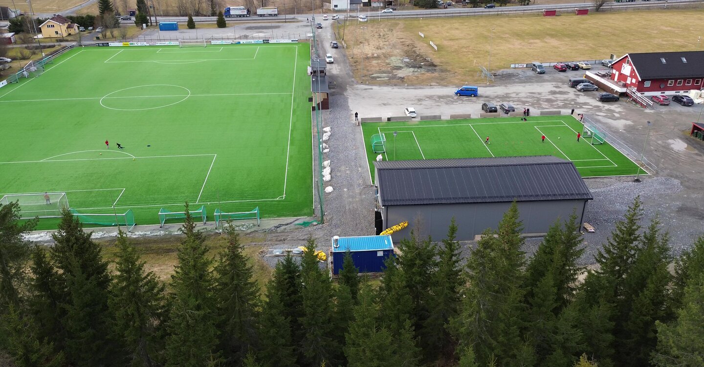 Flisfyring på FuVo kunstgressbane